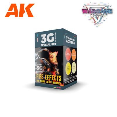Wargame Color Set Fire Effects (4x17ml)