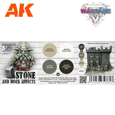Wargame Color Set Stone And Rock Effects (4x17ml)