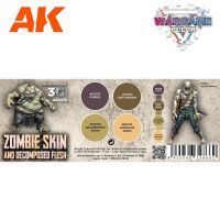 Wargame Color Set Zombie Skin (4x17ml)