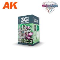 Wargame Color Set Emeralds And Green Gems (4x17ml)