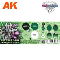 Wargame Color Set Emeralds And Green Gems (4x17ml)