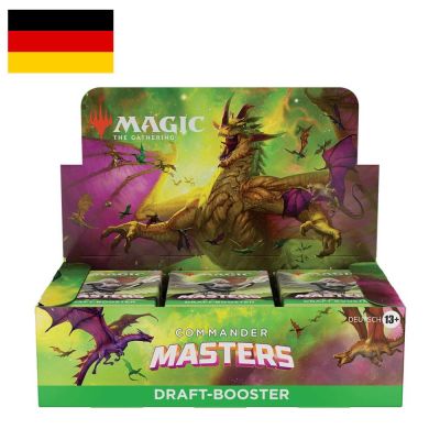 Commander Masters Draft Booster Display (DE)
