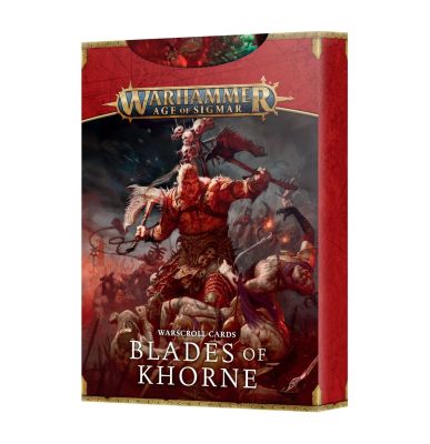 Warscroll Cards: Blades of Khorne (Englisch)
