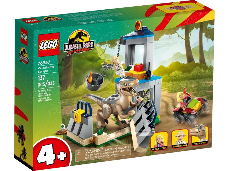 LEGO Jurassic World - 76957 Flucht des Velociraptors Verpackung Front