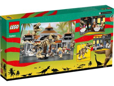 LEGO Jurassic World - 76961 Angriff des T. rex und des Raptors aufs Besucherzentrum Verpackung R&uuml;ckseite