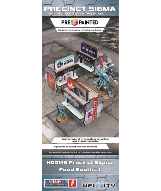 Precinct Sigma - News Walls Prepainted Verpackung