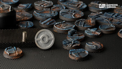 Spaceship Corridor Bases Round 25mm (x10)