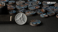 Spaceship Corridor Bases Round 32mm (x8)