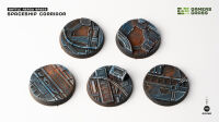 Spaceship Corridor Bases Round 40mm (x5)