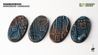 Spaceship Corridor Bases Oval 60mm (x4)
