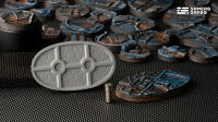 Spaceship Corridor Bases Oval 60mm (x4)