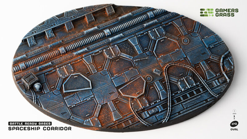 Spaceship Corridor Bases Oval 170mm (x1)