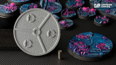 Alien Infestation Bases Round 60mm (x2)