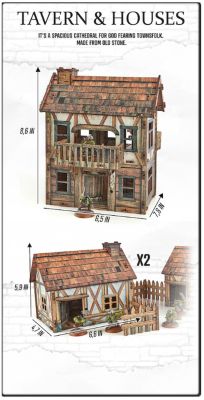 Constructions Set - Tavern and Houses 2 &Uuml;bersicht und Ma&szlig;e