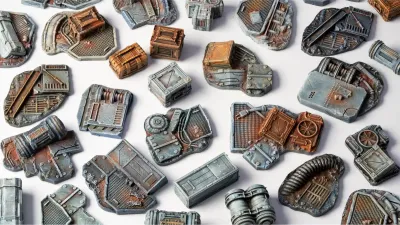 Basing Bits - Spaceship Corridor