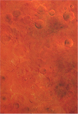 44x30 Mars mit Tragetasche