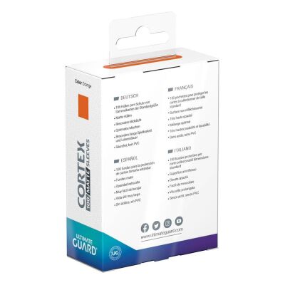 Ultimate Guard Cortex Sleeves Standardgr&ouml;&szlig;e Matt-Orange (100)