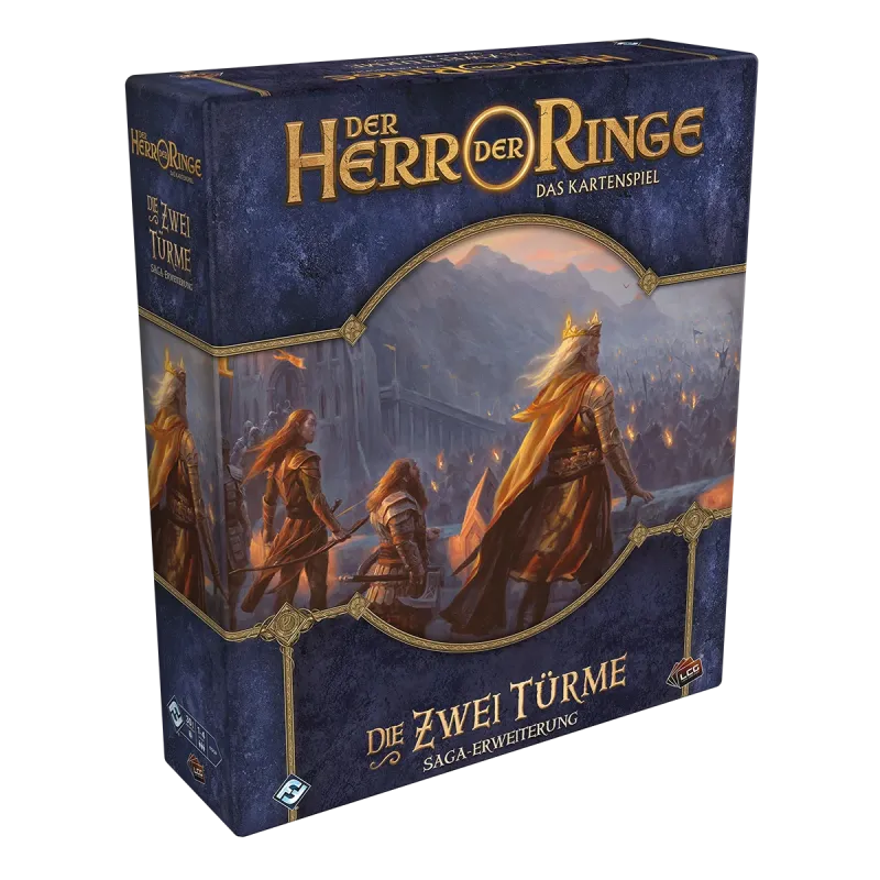Der Herr der Ringe: Das Kartenspiel – Die zwei Türme Verpackung Vorderseite