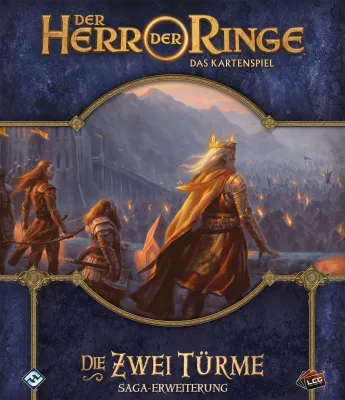 Der Herr der Ringe: Das Kartenspiel &ndash; Die zwei T&uuml;rme Verpackung Front