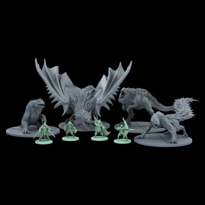 Monster Hunter World: The Board Game - Ancient Forest Miniaturen