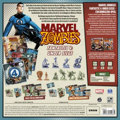 Marvel Zombies: Clash of the Sinister Six Verpackung R&uuml;ckseite