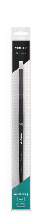 Small Flat Weathering Brush