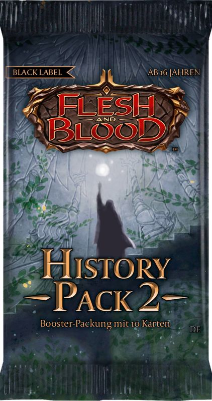 Flesh & Blood TCG - History Pack 2 Black Label Booster (Deutsch)