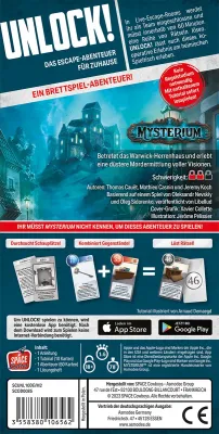 Unlock! Game Adventures: Mysterium Vepackung Vorderseite