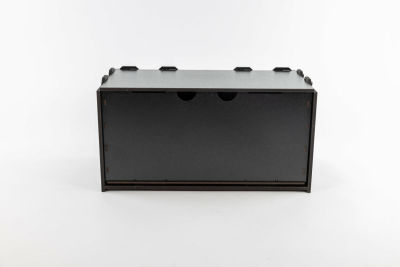 Black Paint Rack: Schrank mit großer Schublade