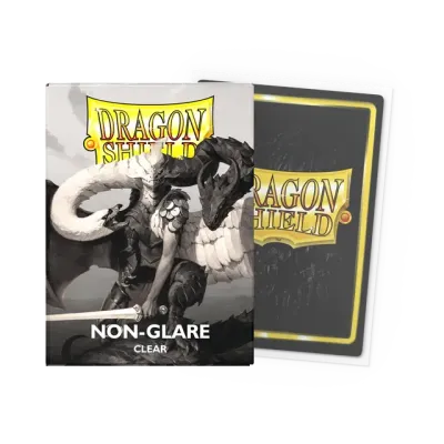 Dragon Shield Dual Matte Sleeves: NonGlare Clear (100 Sleeves)