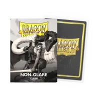 Dragon Shield Dual Matte Sleeves: NonGlare Clear (100 Sleeves)