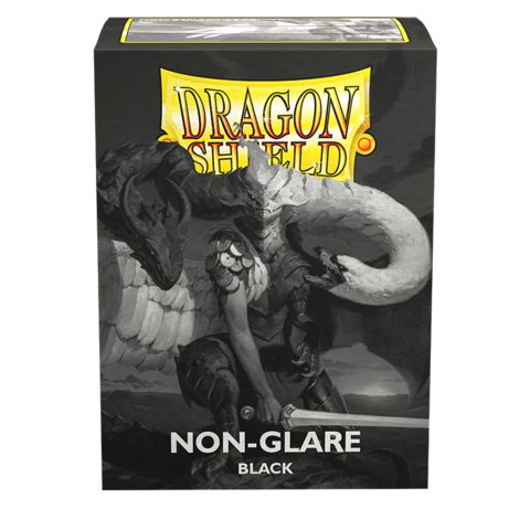 Dragon Shield Dual Matte Sleeves: NonGlare Black (100 Sleeves)