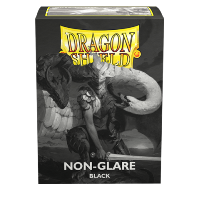 Dragon Shield Dual Matte Sleeves: NonGlare Black (100...