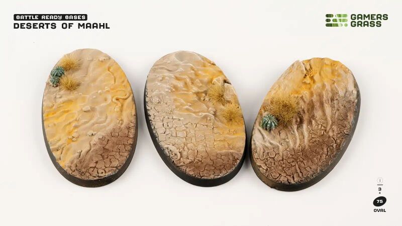 Deserts of Maahl Oval 75mm (x3)