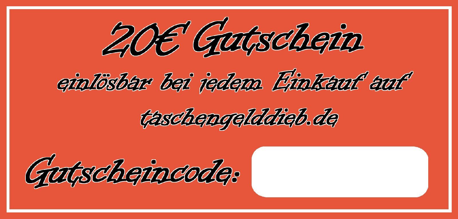 Digitaler Gutschein 20 €