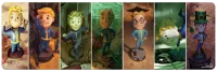 Fallout 8ft Table Playmat S.P.E.C.I.A.L. Bobbleheads