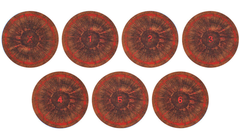 Warhammer 40k - Objective Markers (Brown)