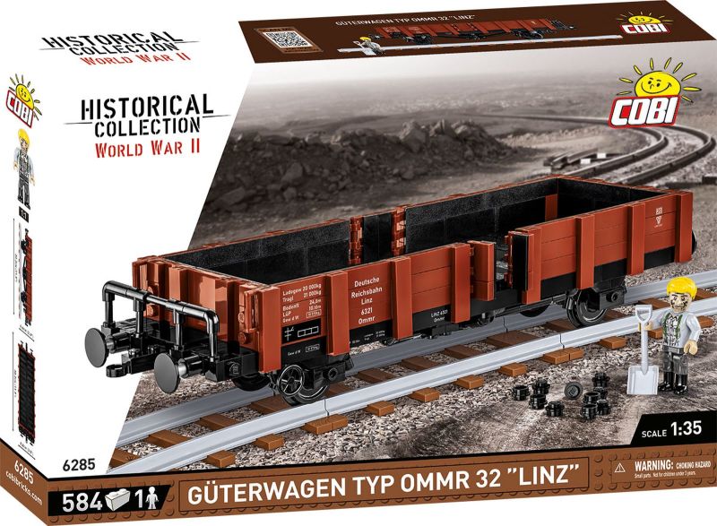 COBI - 6285 Güterwagen Typ Ommr 32 Linz Verpackung Front
