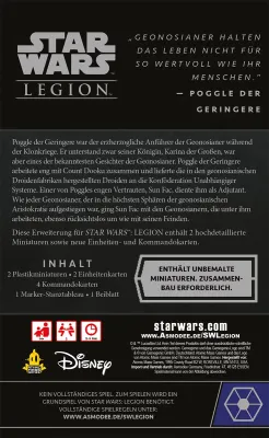 Star Wars: Legion &ndash; Sun Fac &amp; Poggle der Geringere