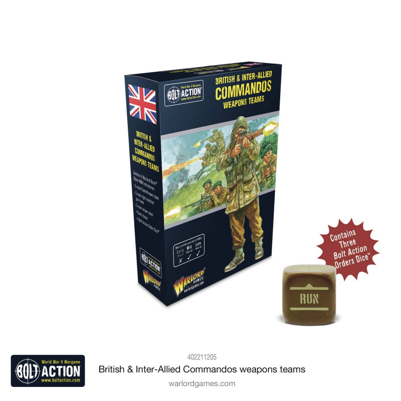 British & Inter-Allied Commandos Weapons Teams Verpackung