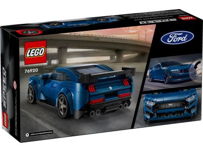 LEGO Speed Champions - 76920 Ford Mustang Dark Horse Sportwagen Verpackung R&uuml;ckseite