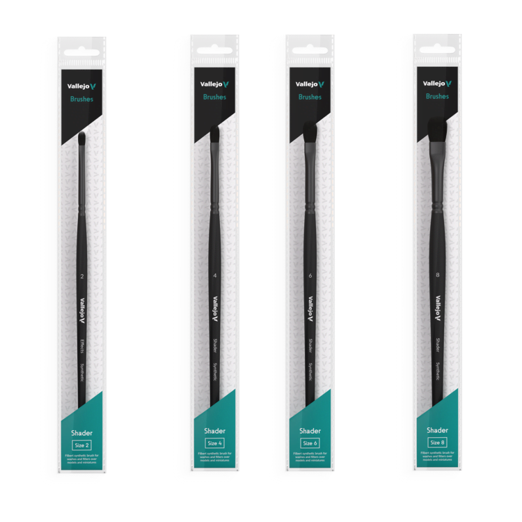 Filbert Shader Flat Synthetic Brush