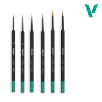 Round Synthetic Brush Triangular Handle No.1 - Precision