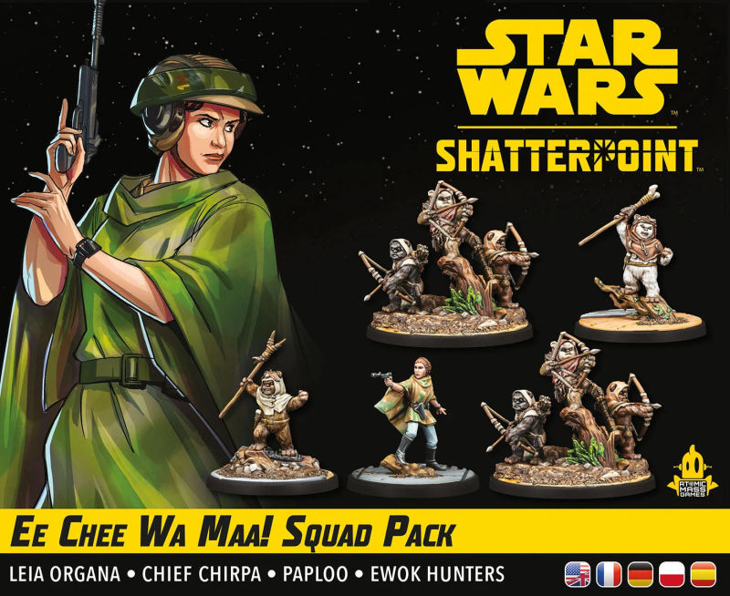 Star Wars: Shatterpoint – Ee Chee Wa Maa! Squad Pack Verpackung Vorderseite