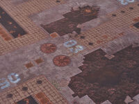 44"x60" Imperial Refinery mit Tragetasche