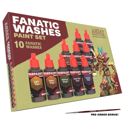 Warpaints Fanatic Washes Paint Set (10x18ml)