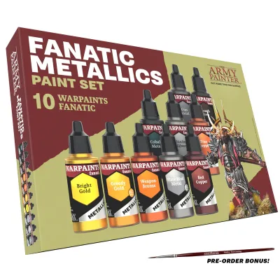 Warpaints Fanatic Metallics Paint Set (10x18ml)