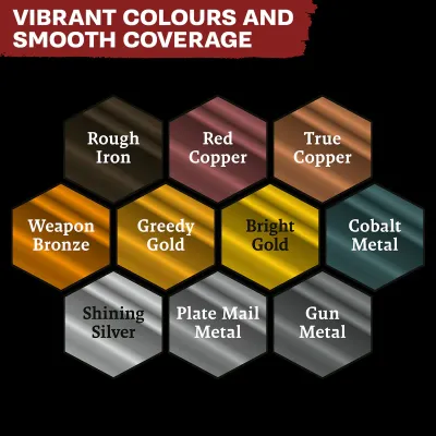 Warpaints Fanatic Metallics Paint Set (10x18ml)