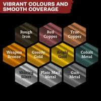 Warpaints Fanatic Metallics Paint Set (10x18ml)