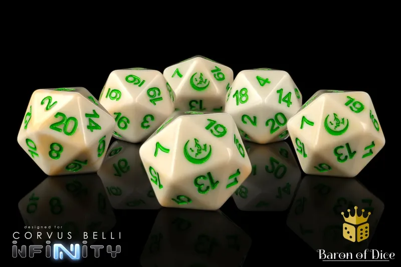 Infinity Haqqislam 22mm Würfel (6)